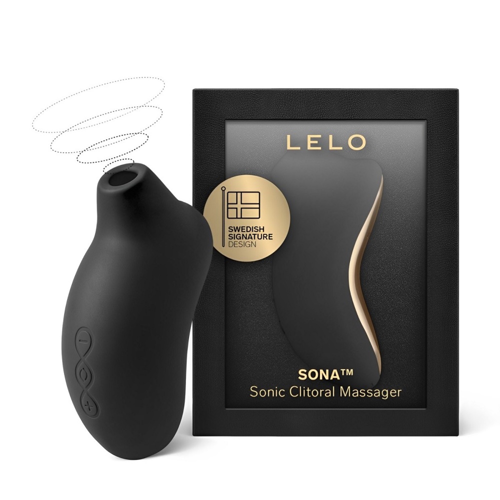 LELO SONA Sonic Clitoral Massager - Black